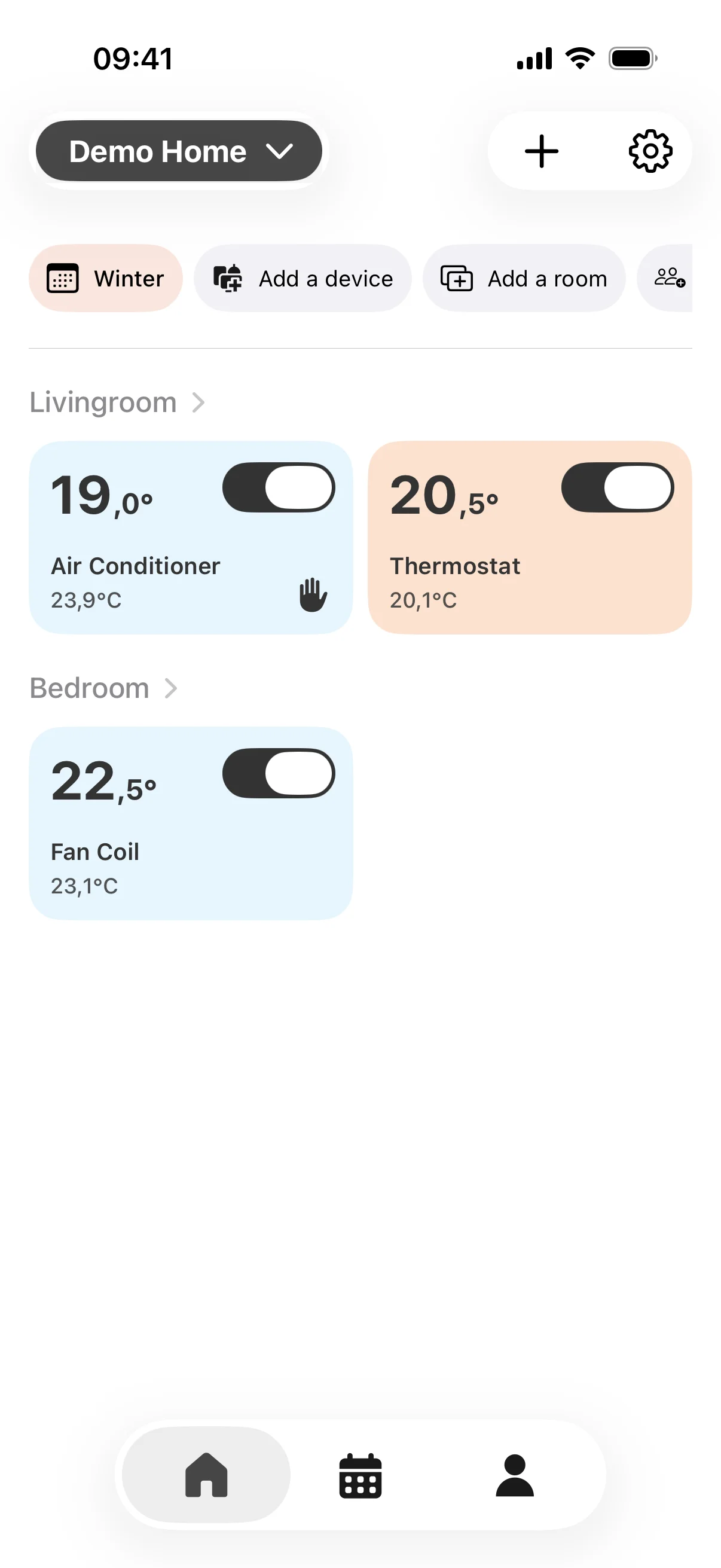 App screen